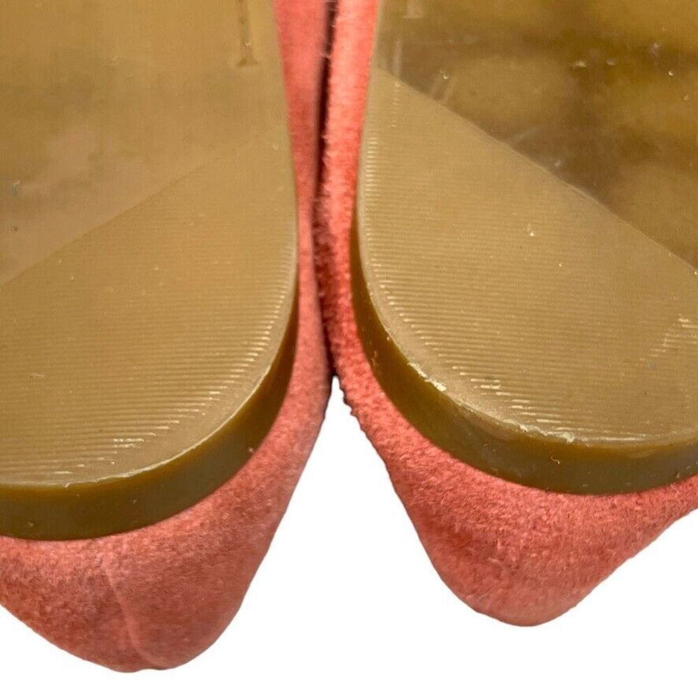 Lucky Brand Womens Brettany Dark Pink Suede Slip on Ballet Flat EUC Size 8.5 - Picture 9 of 11